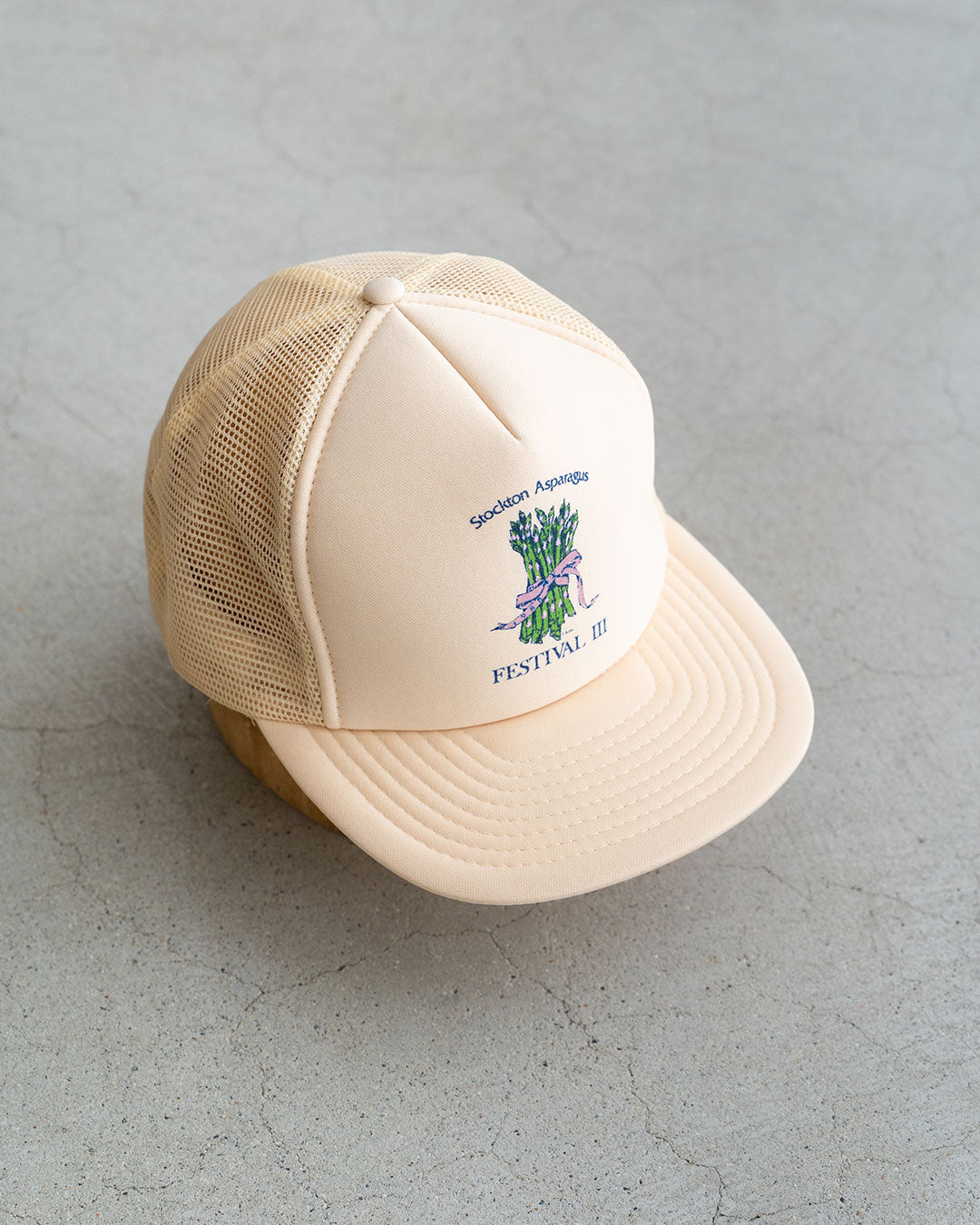【DEADSTOCK】Used Good Cap 『Stockton Asparagus Festival』