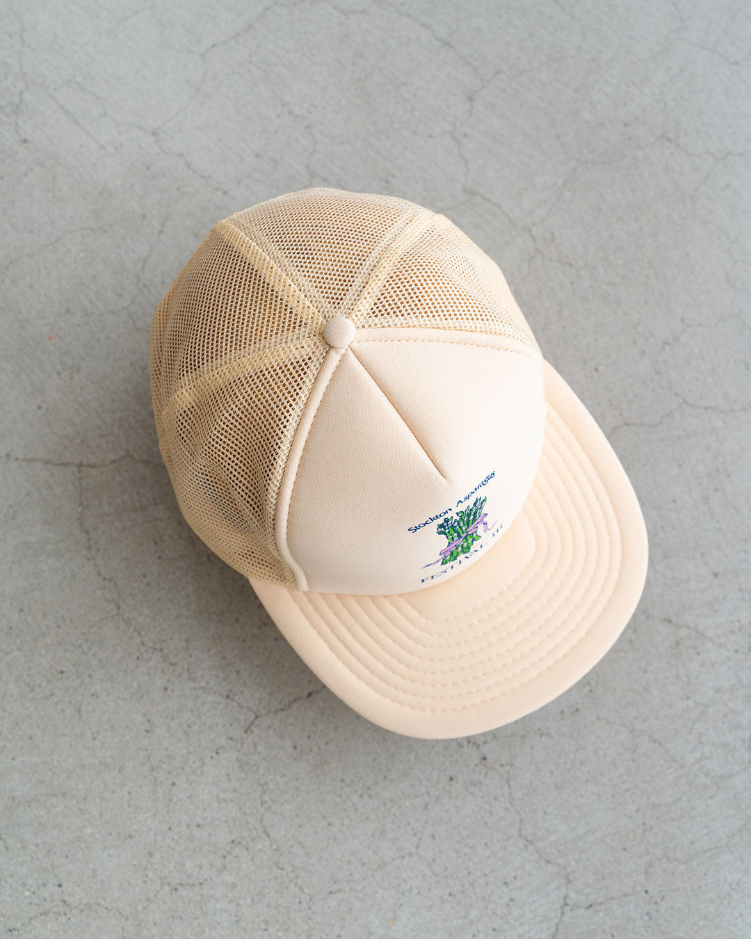 【DEADSTOCK】Used Good Cap 『Stockton Asparagus Festival』