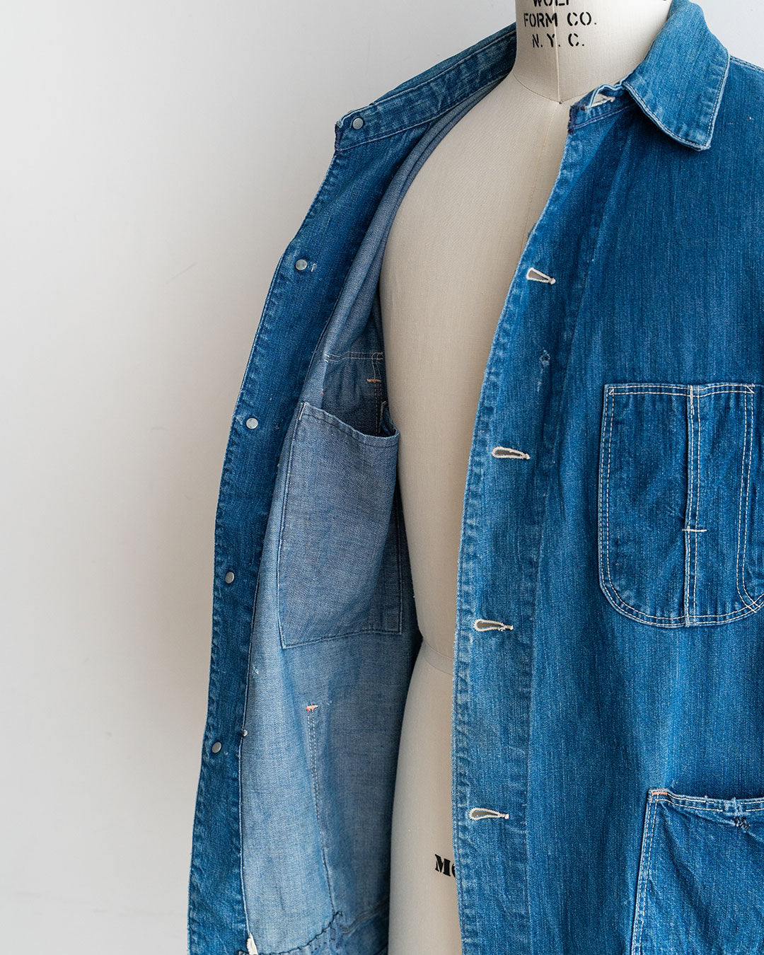 【VINTAGE】50s Unknown Coverall『Very Good Fade』