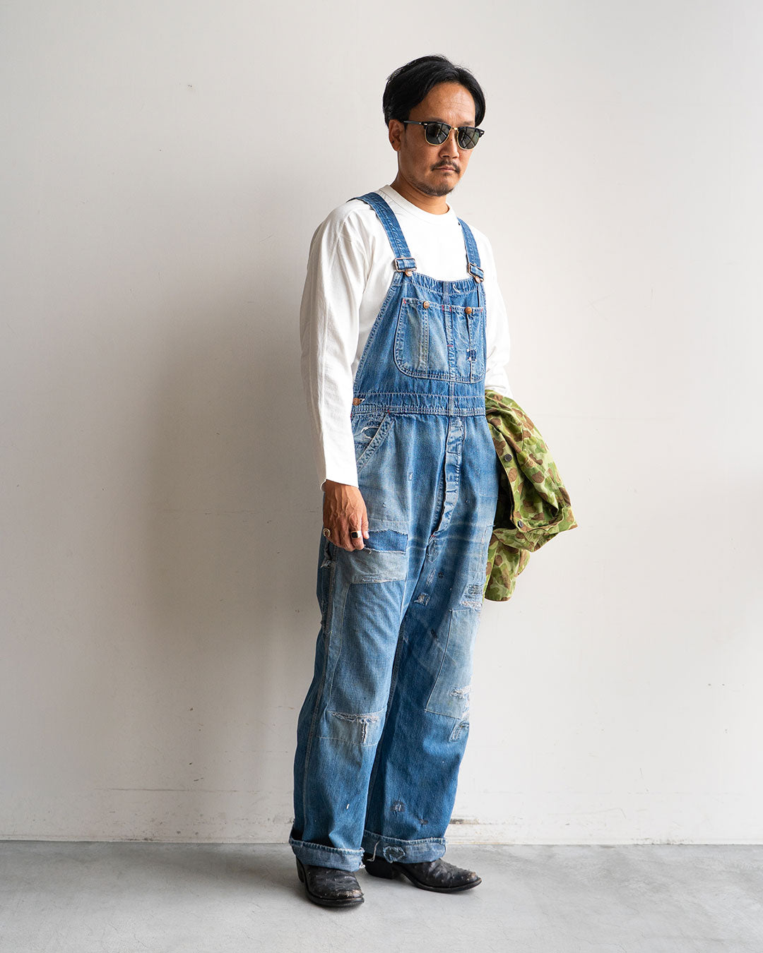 【VINTAGE】50s PAY DAY Denim Overall “Beautiful Repair”