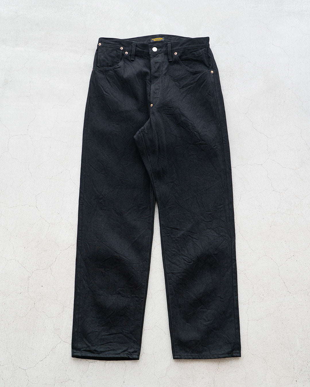 【A VONTADE】Coal Mine Jeans 『Selvage Super Black』『FORT Exclusive』