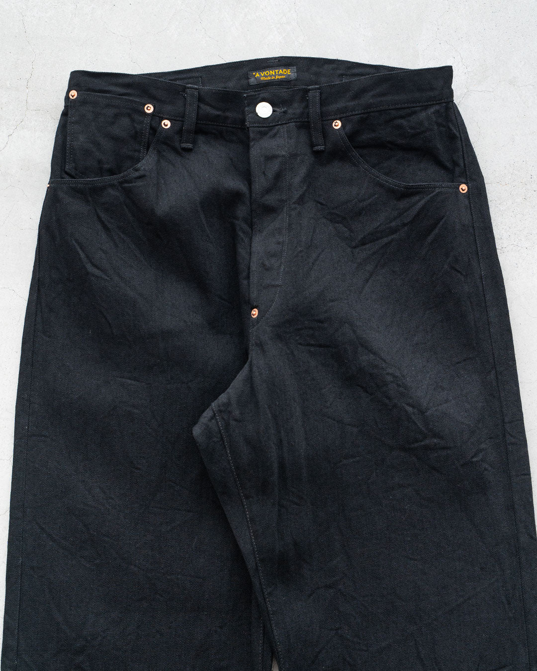 【A VONTADE】Coal Mine Jeans 『Selvage Super Black』『FORT Exclusive』