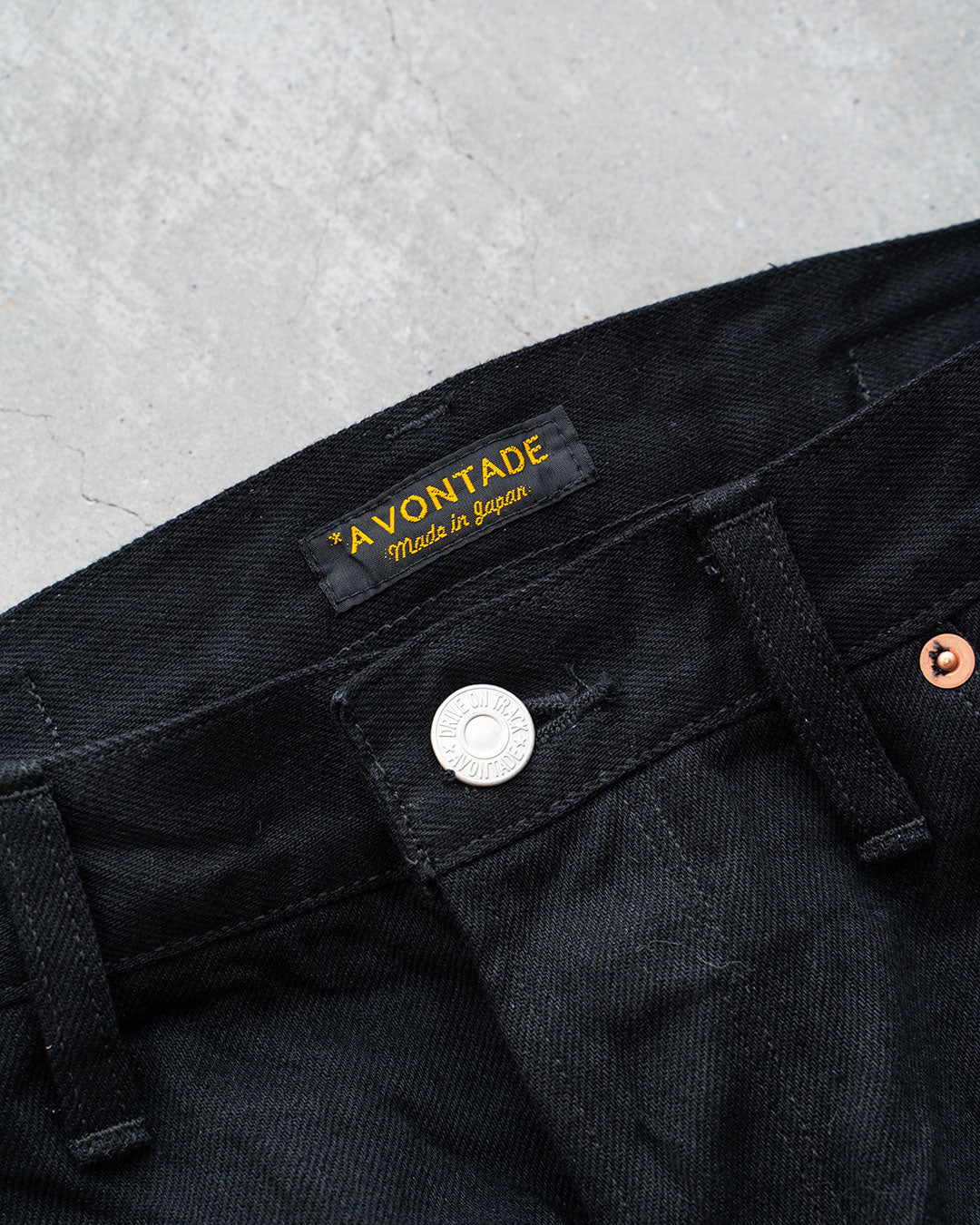 【A VONTADE】Coal Mine Jeans 『Selvage Super Black』『FORT Exclusive』