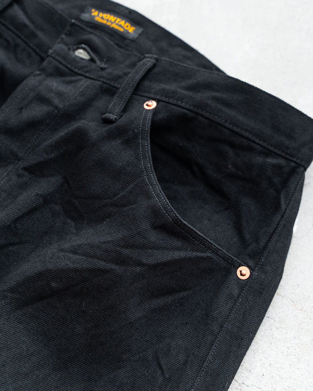 【A VONTADE】Coal Mine Jeans 『Selvage Super Black』『FORT Exclusive』