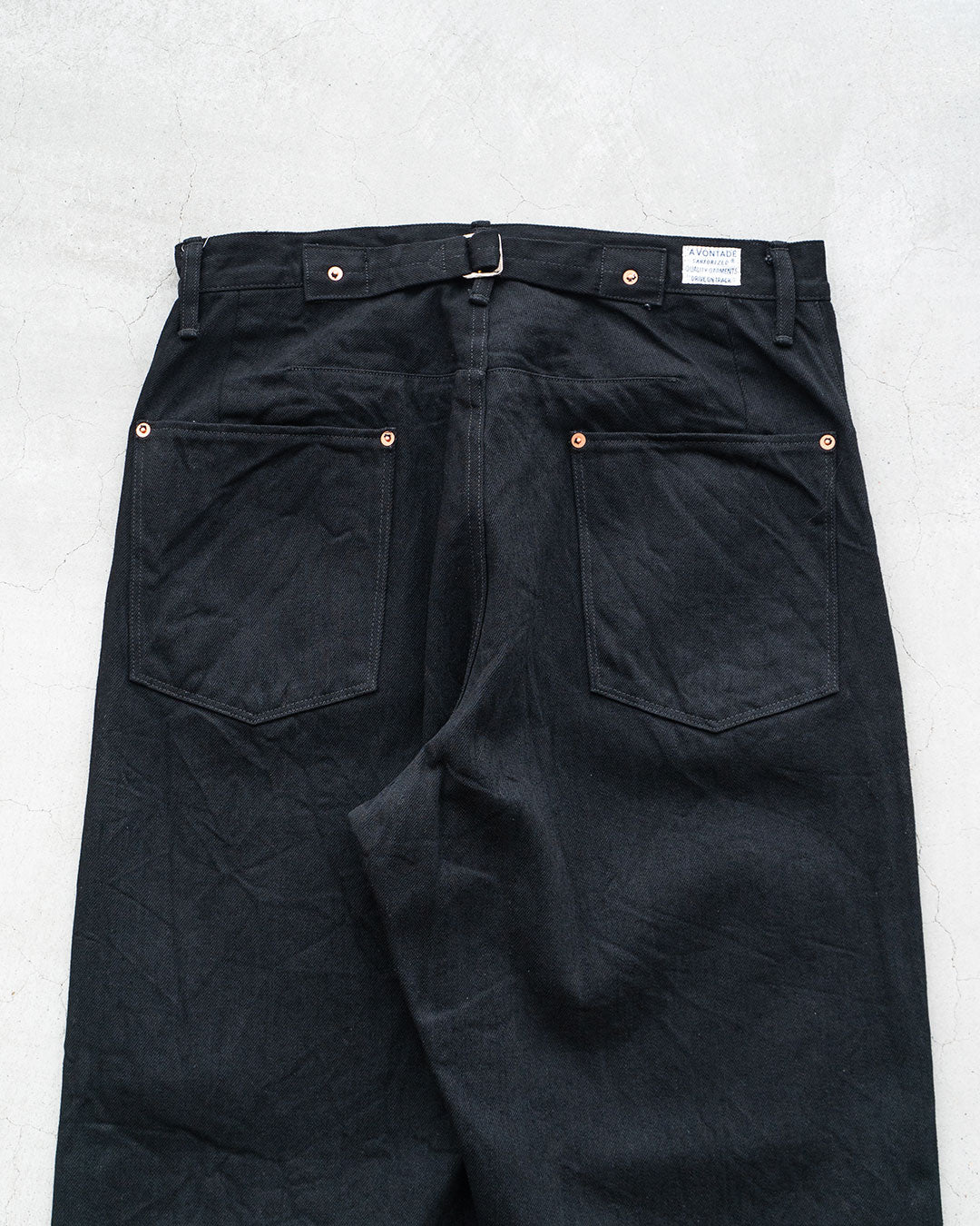 【A VONTADE】Coal Mine Jeans 『Selvage Super Black』『FORT Exclusive』