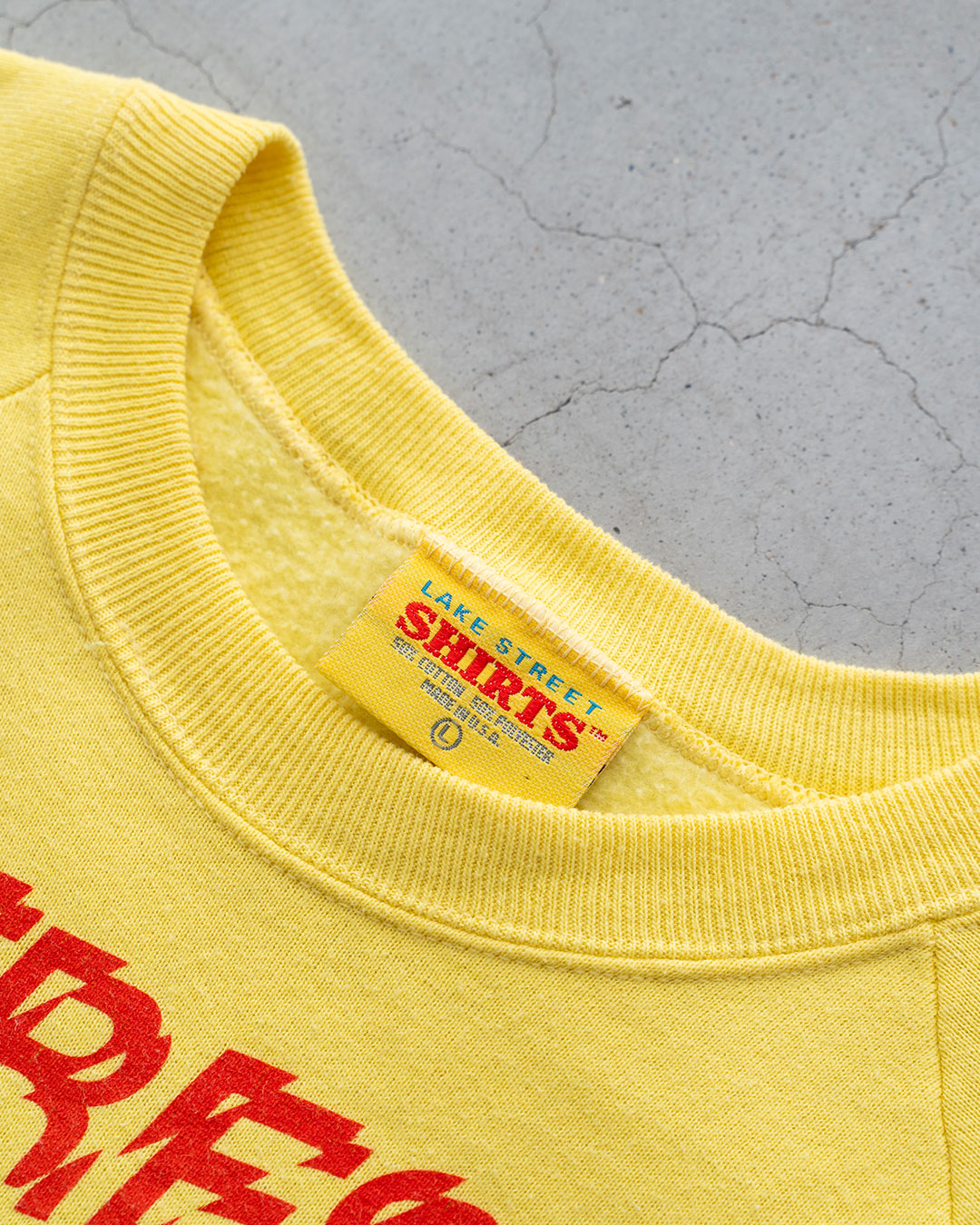 【VINTAGE】80-90s The Crew Neck Sweat "STRESS"