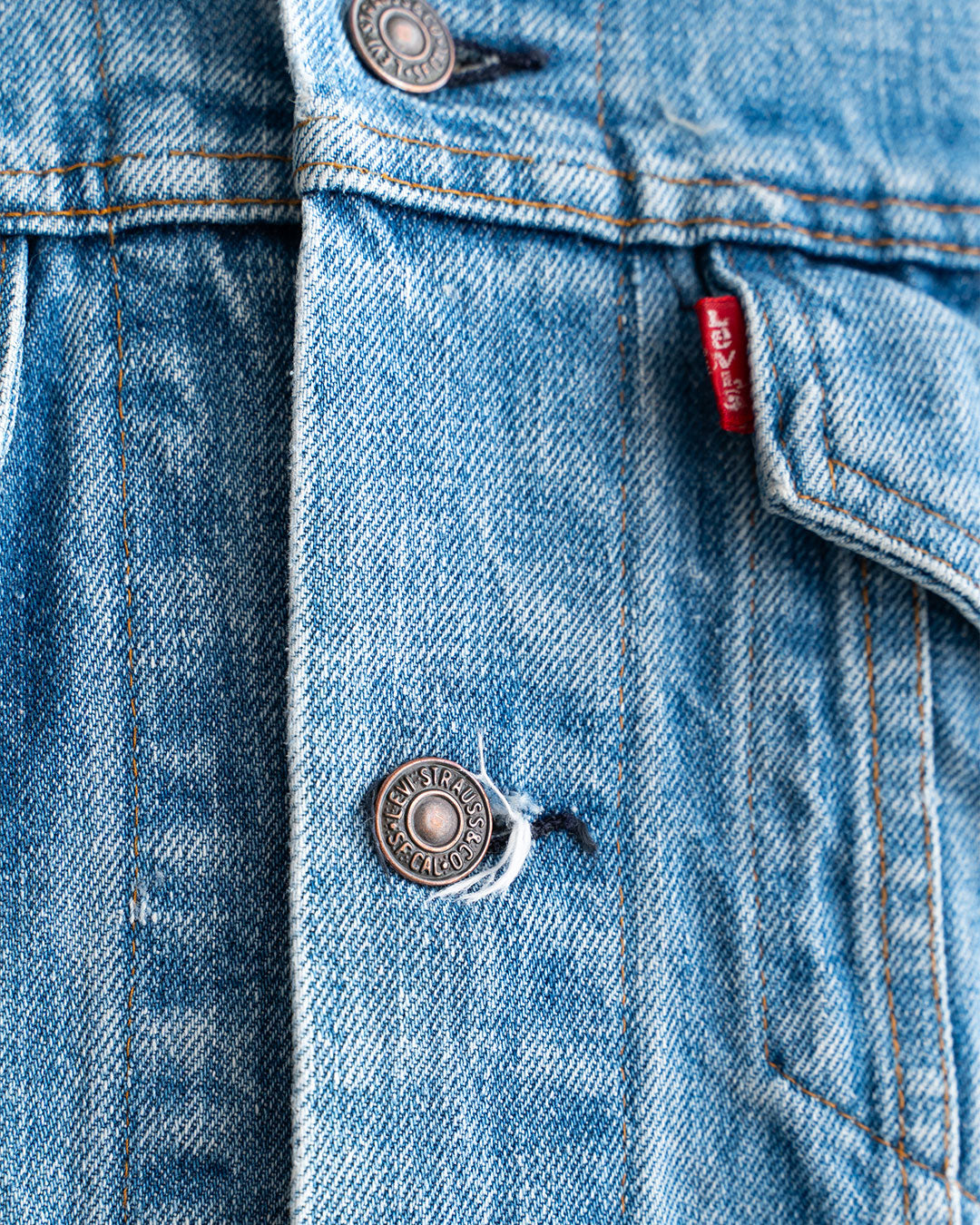 【VINTAGE】70s Levis 70505 Denim Jacket ”Good Size & Good Fade” ④