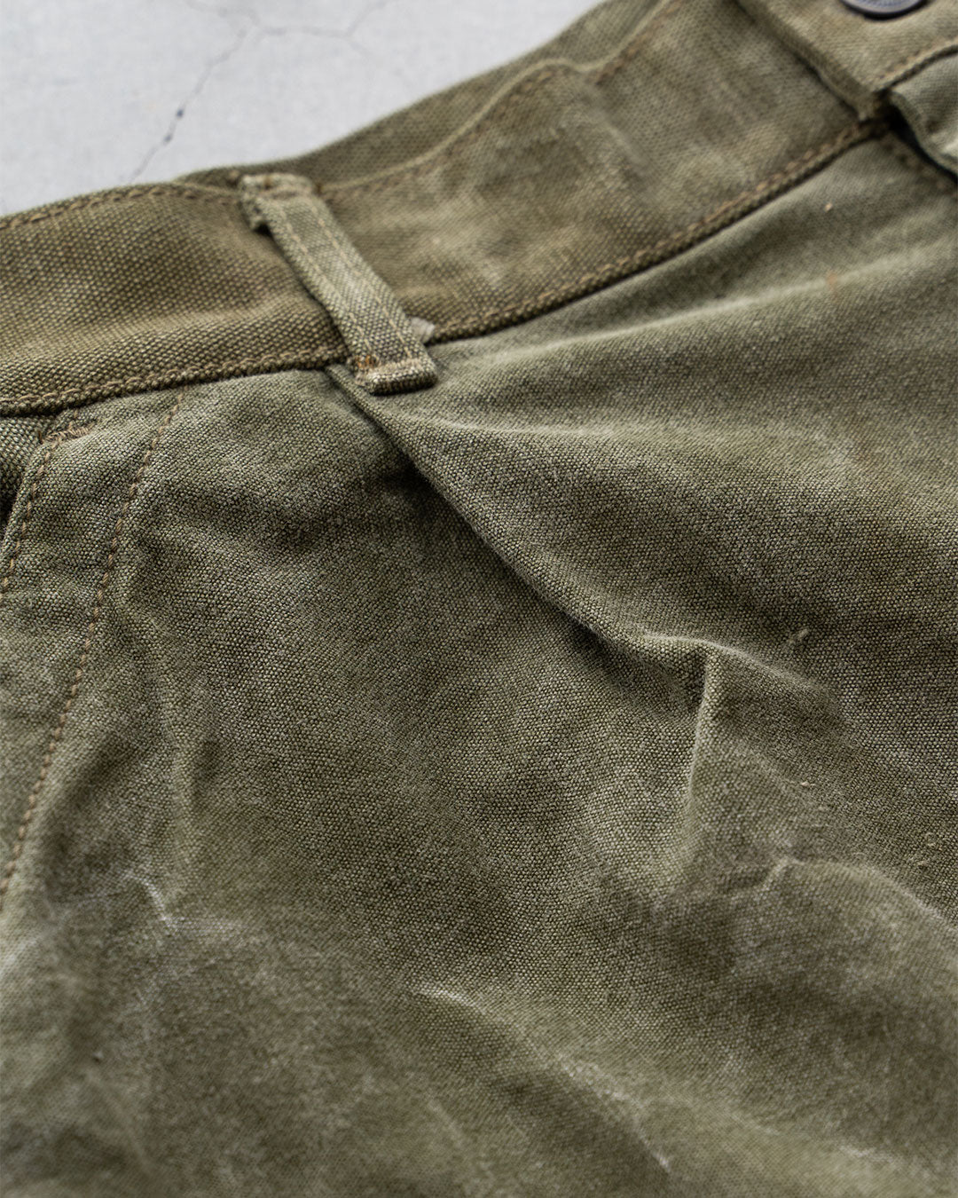 【HEXICO】Side Cargo Shorts 『US Military 40-70s Duffel Bag Cotton With 13 Stars Button』⑦