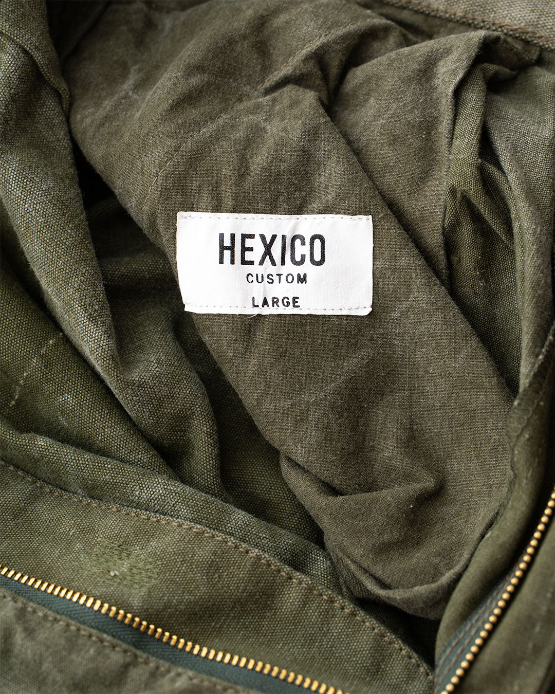 【HEXICO】Side Cargo Shorts 『US Military 40-70s Duffel Bag Cotton With 13 Stars Button』⑦