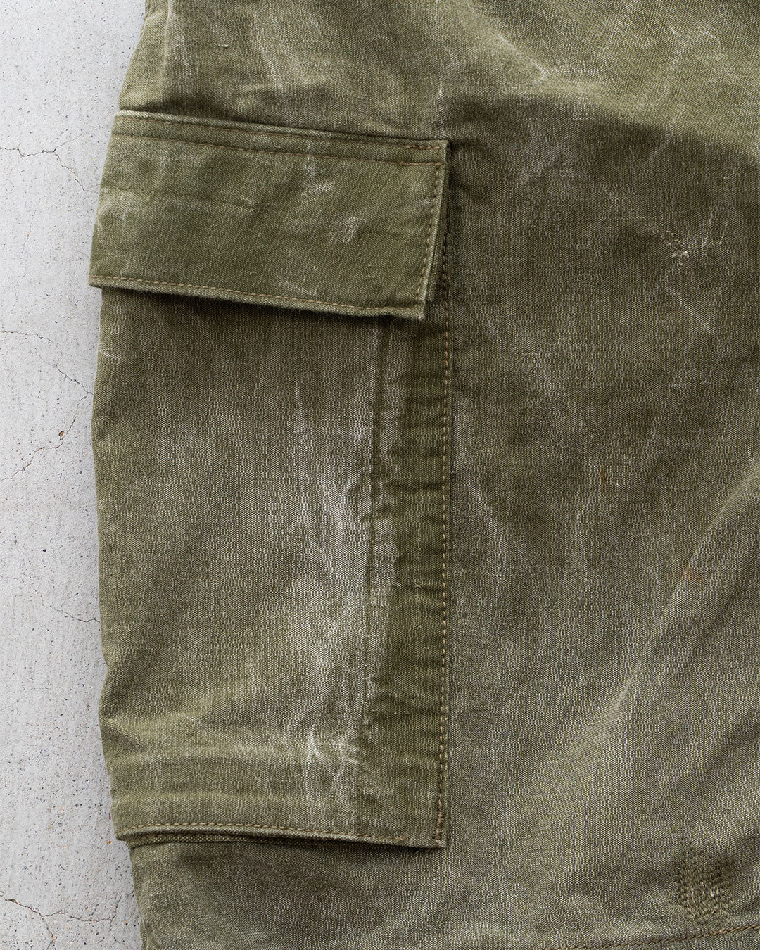 【HEXICO】Side Cargo Shorts 『US Military 40-70s Duffel Bag Cotton With 13 Stars Button』⑦