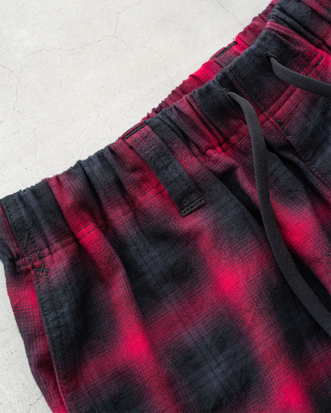 【Willow Pants】 P-030 "Deadstock Ombre Check Fabric"