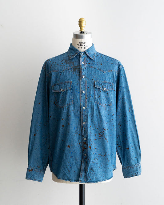 【Yoused】 Painted Western Denim Shirts ②