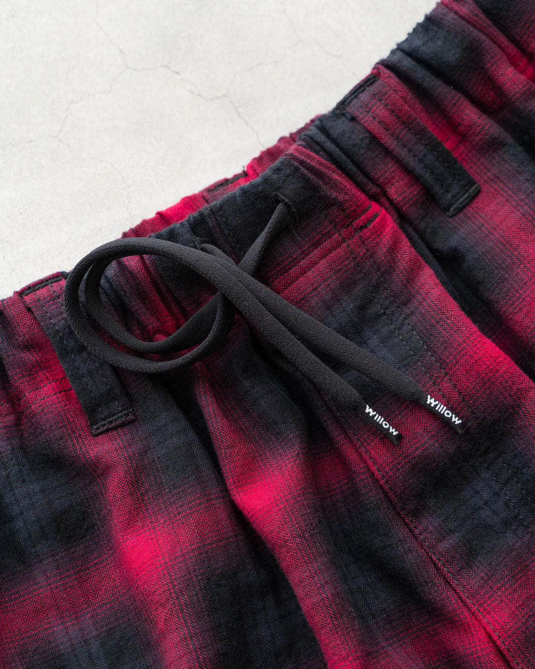 【Willow Pants】 P-030 "Deadstock Ombre Check Fabric"