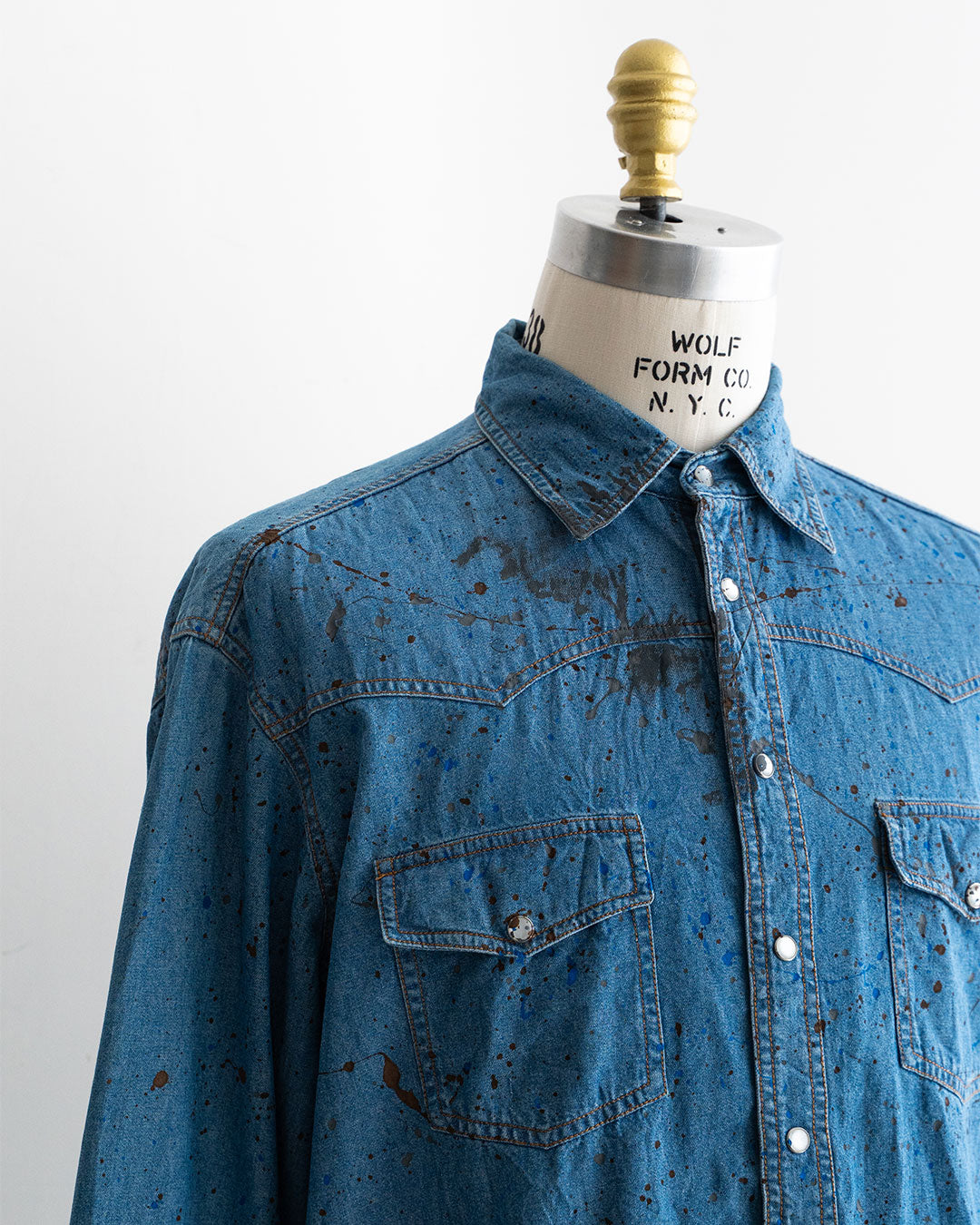 【Yoused】 Painted Western Denim Shirts ②