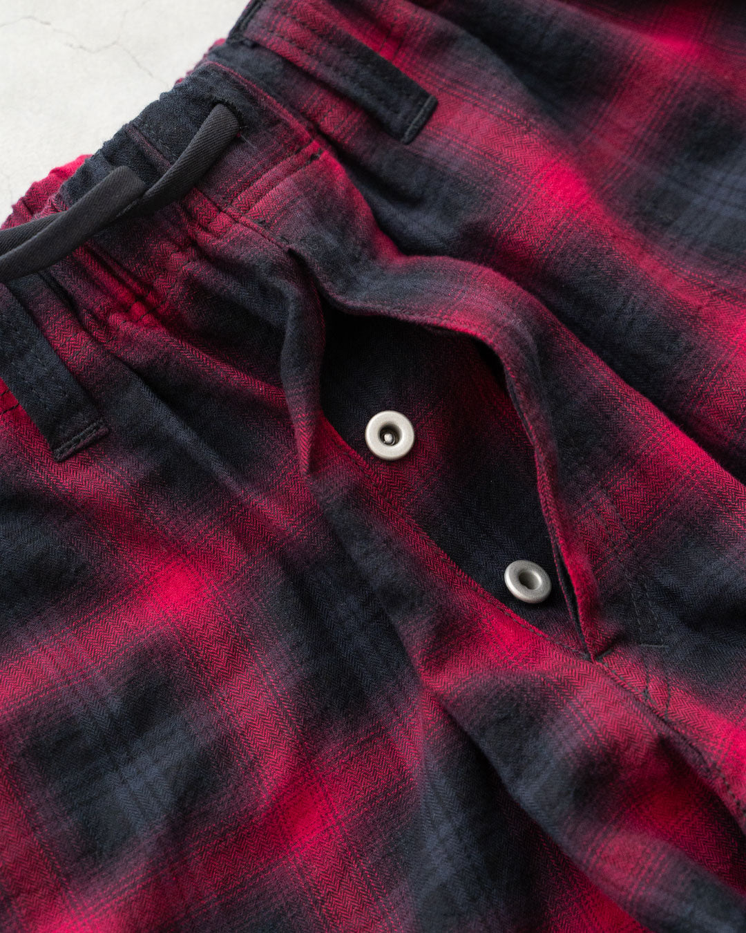 【Willow Pants】 P-030 "Deadstock Ombre Check Fabric"