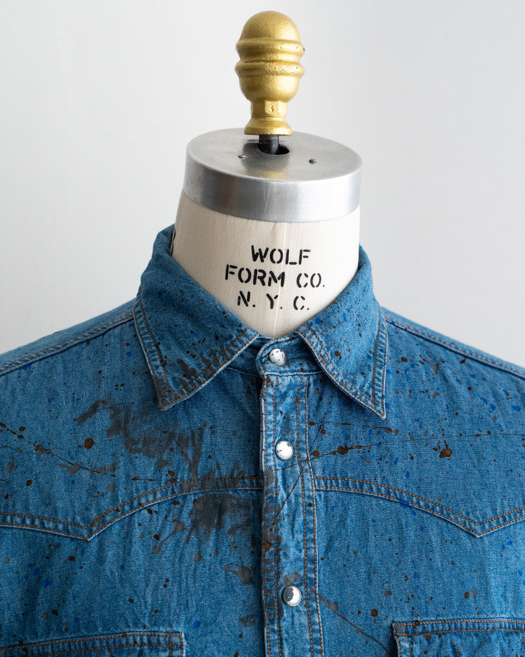 【Yoused】 Painted Western Denim Shirts ②