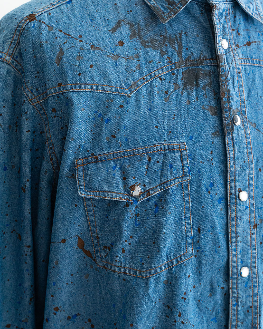 【Yoused】 Painted Western Denim Shirts ②