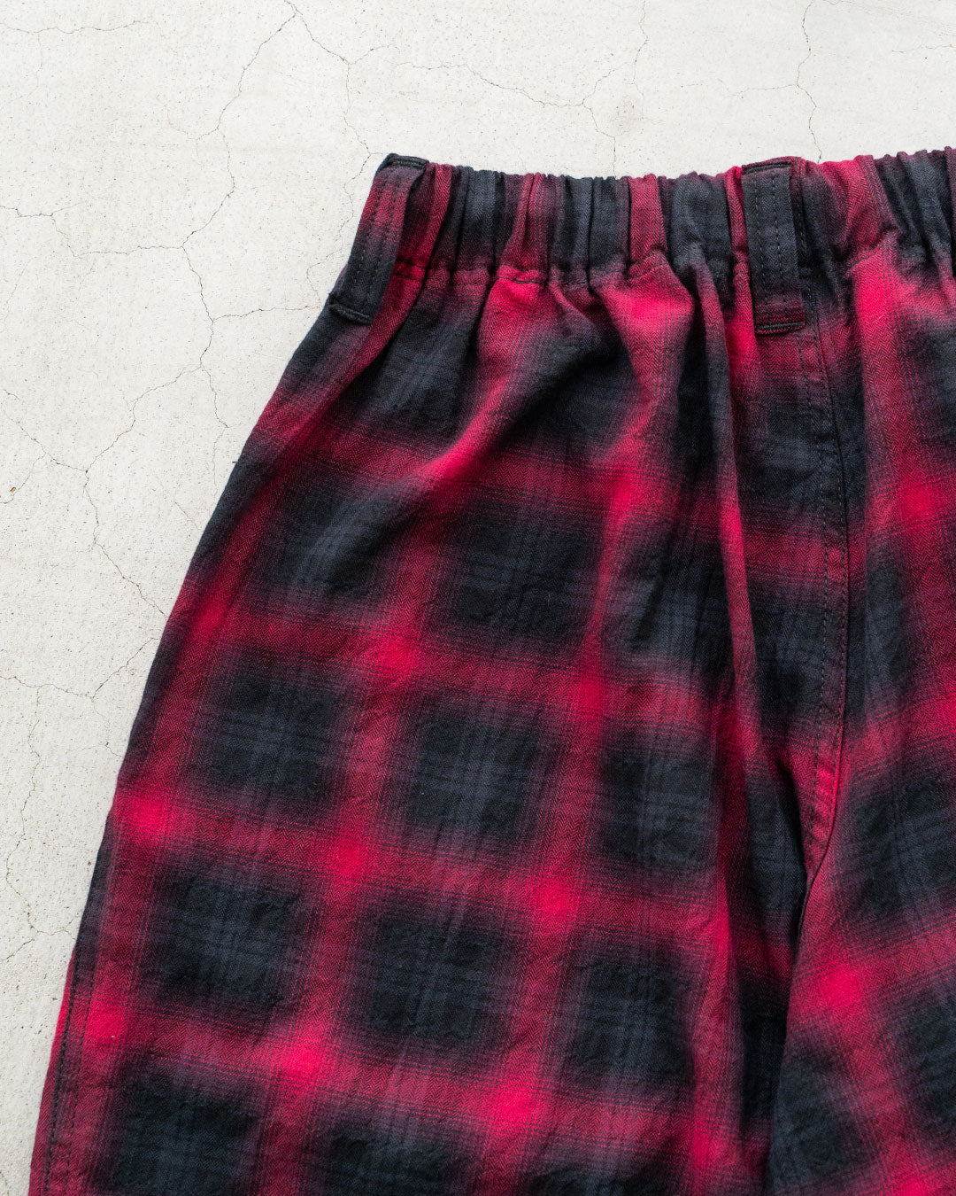 【Willow Pants】 P-030 "Deadstock Ombre Check Fabric"