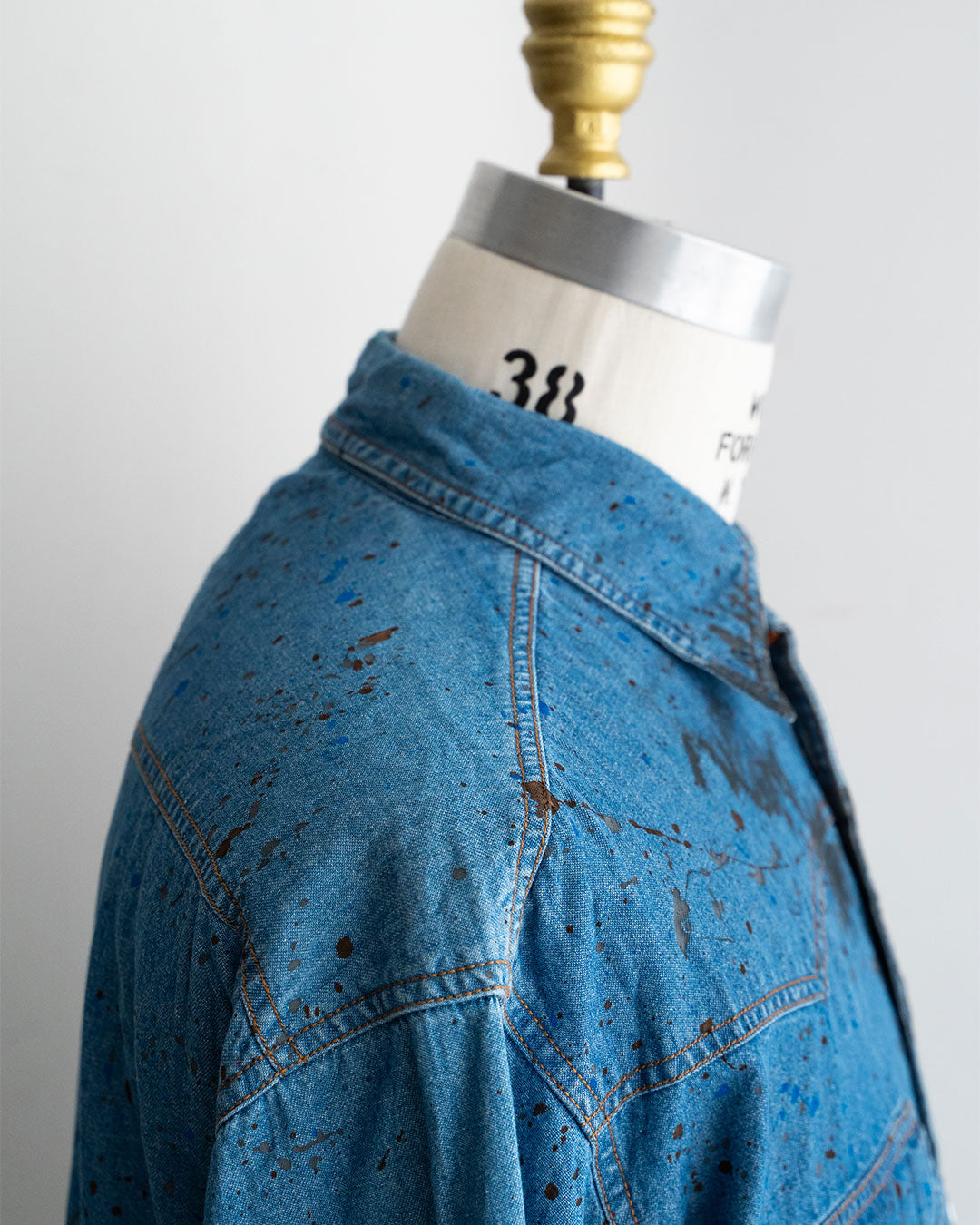 【Yoused】 Painted Western Denim Shirts ②