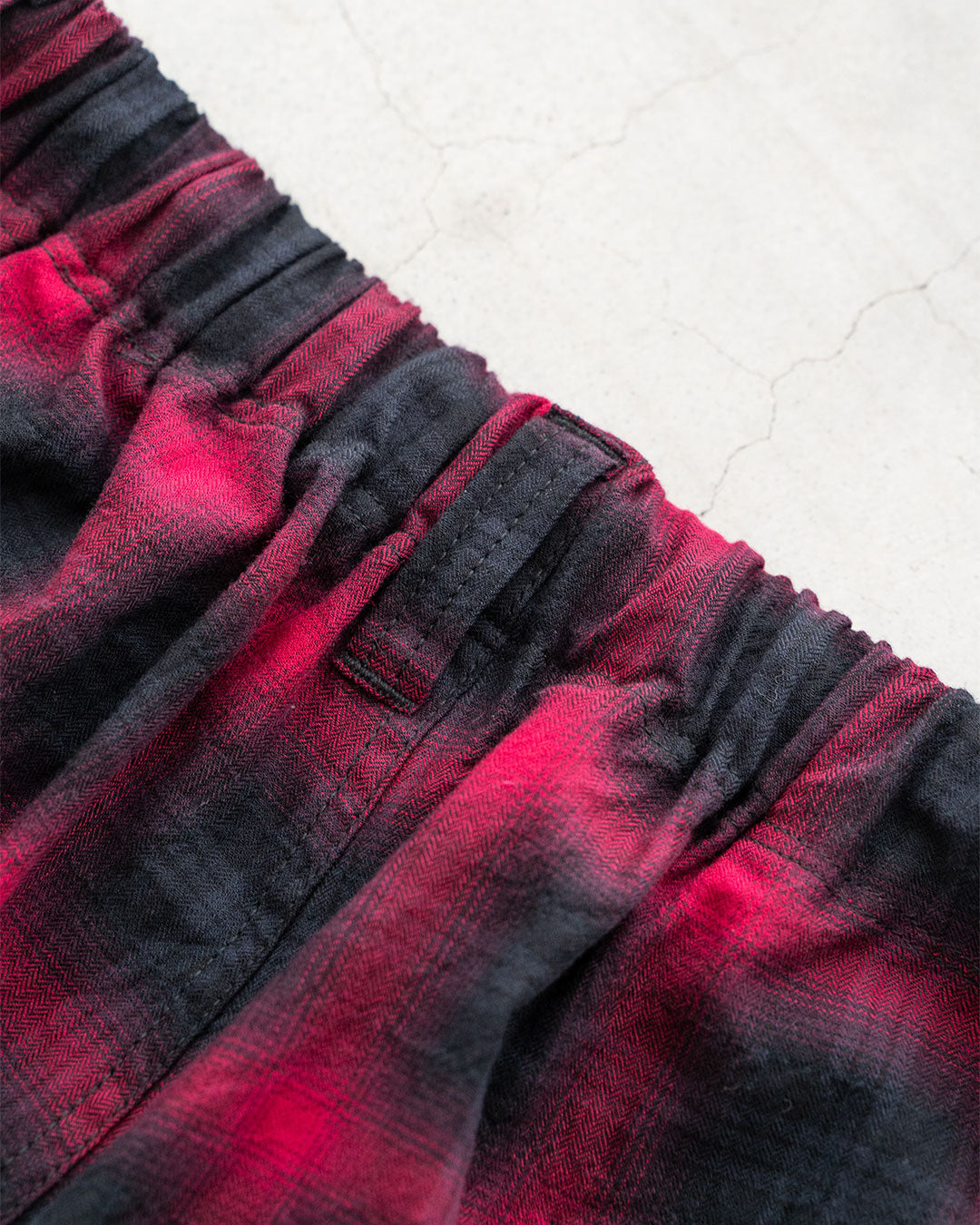 【Willow Pants】 P-030 "Deadstock Ombre Check Fabric"