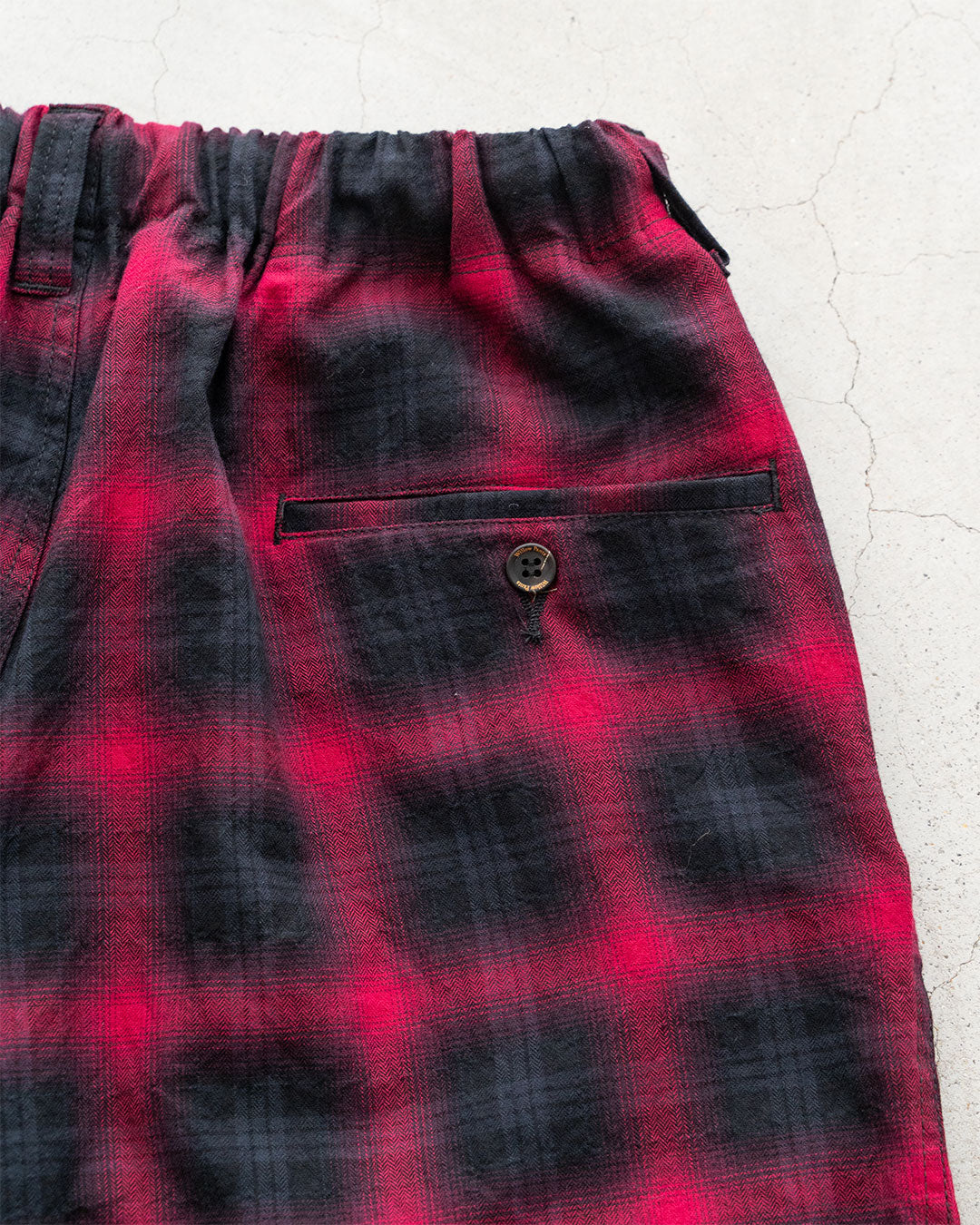 【Willow Pants】 P-030 "Deadstock Ombre Check Fabric"