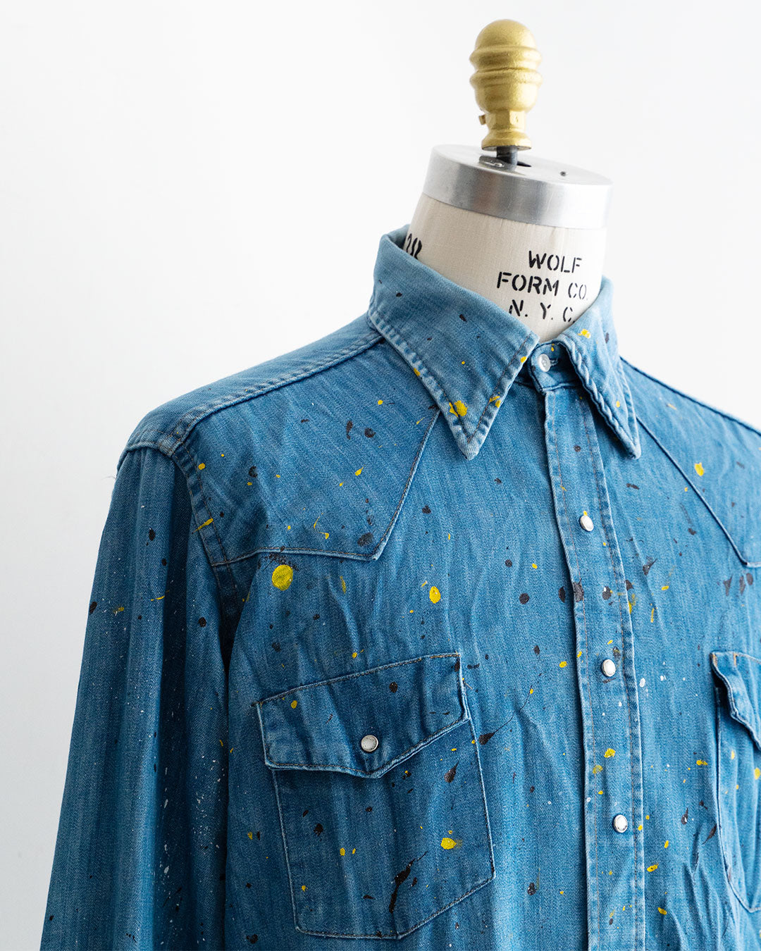 【Yoused】 Painted Western Denim Shirts ③