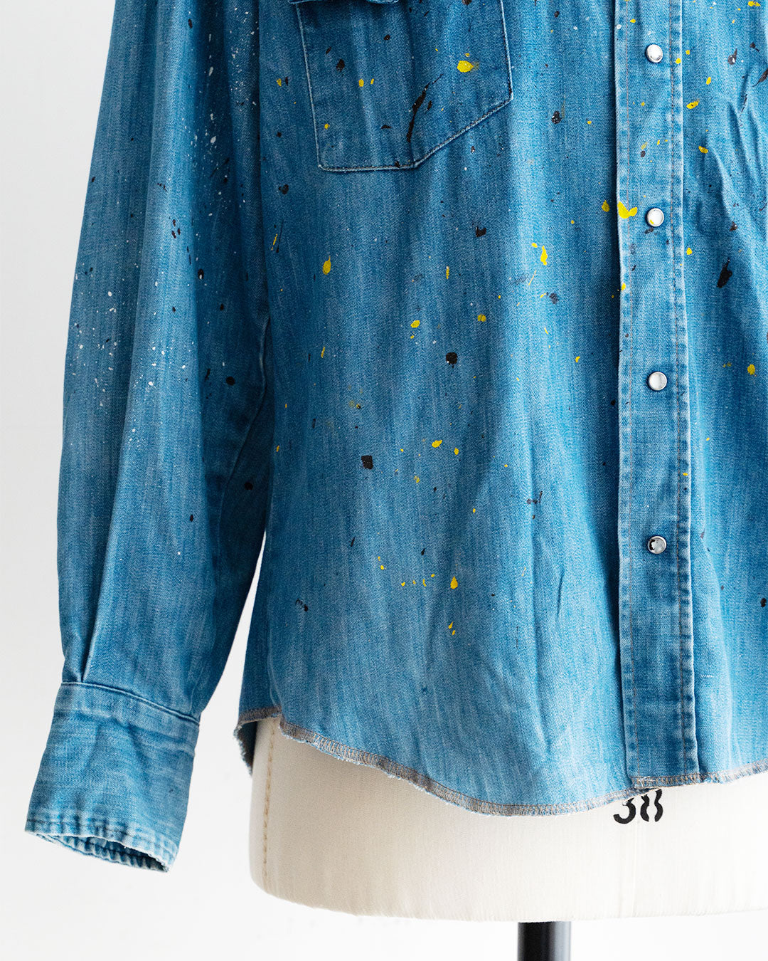 【Yoused】 Painted Western Denim Shirts ③