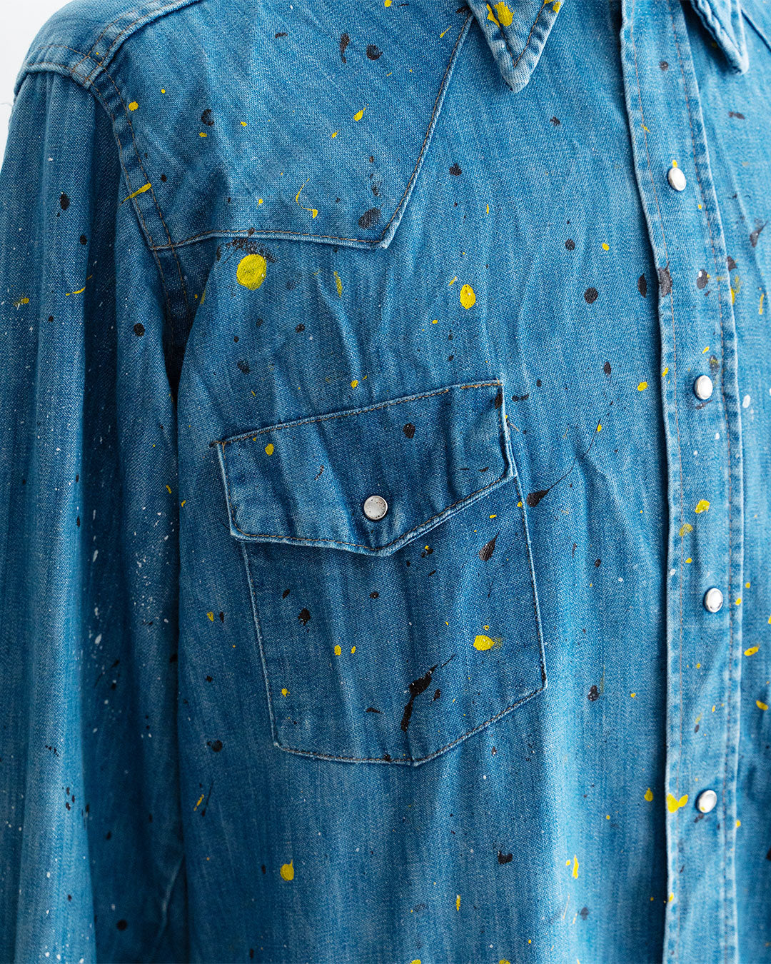 【Yoused】 Painted Western Denim Shirts ③