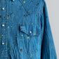 【Yoused】 Painted Western Denim Shirts ③