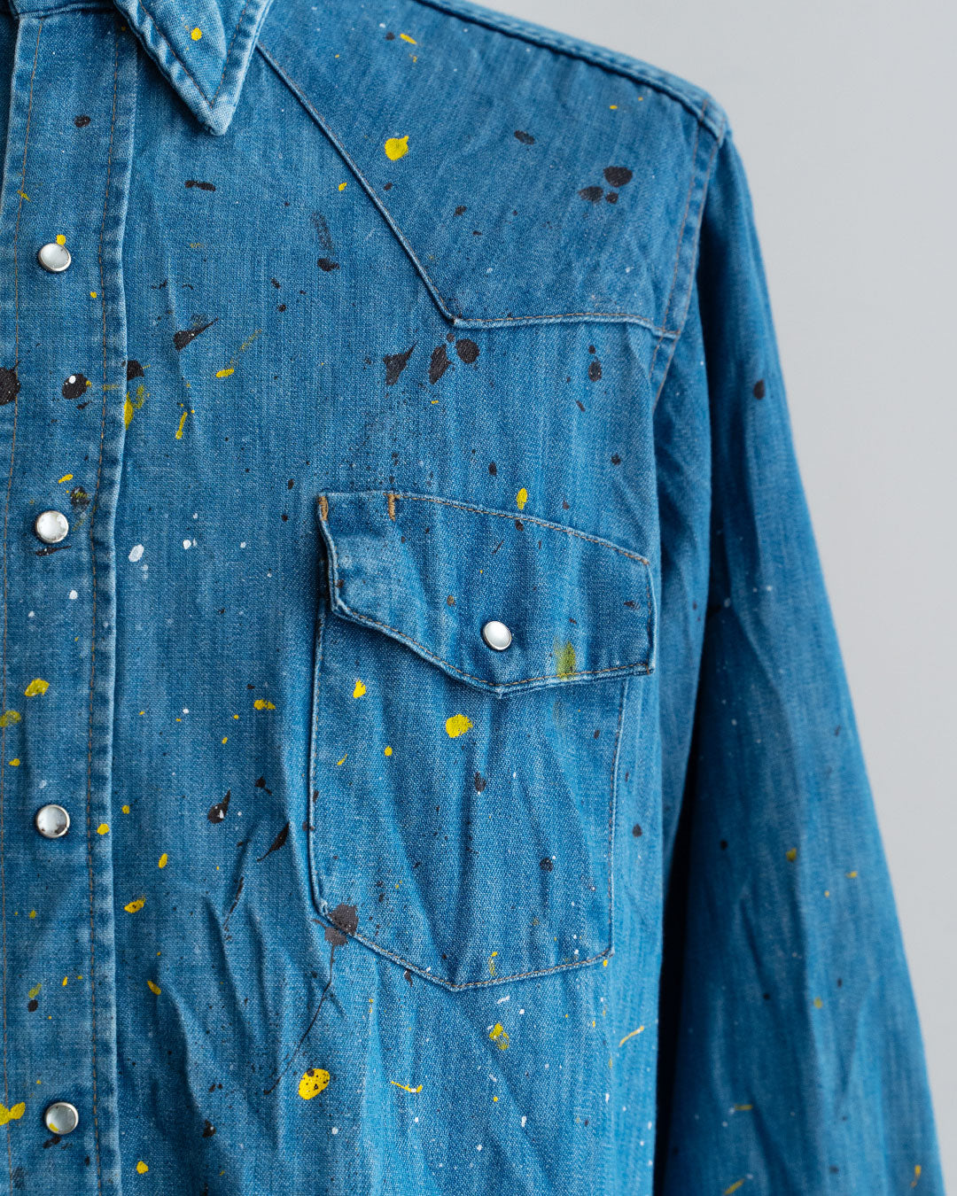 【Yoused】 Painted Western Denim Shirts ③