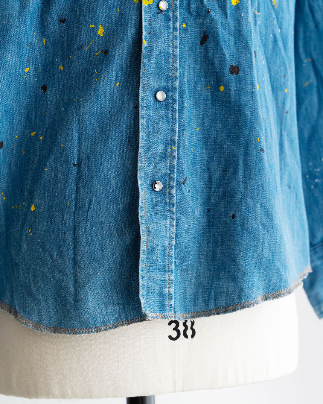 【Yoused】 Painted Western Denim Shirts ③