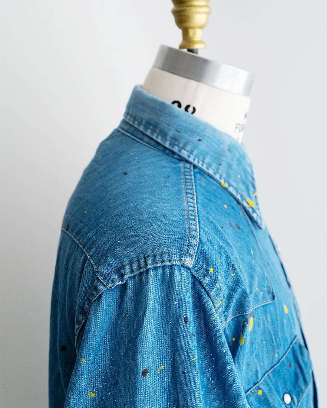 【Yoused】 Painted Western Denim Shirts ③