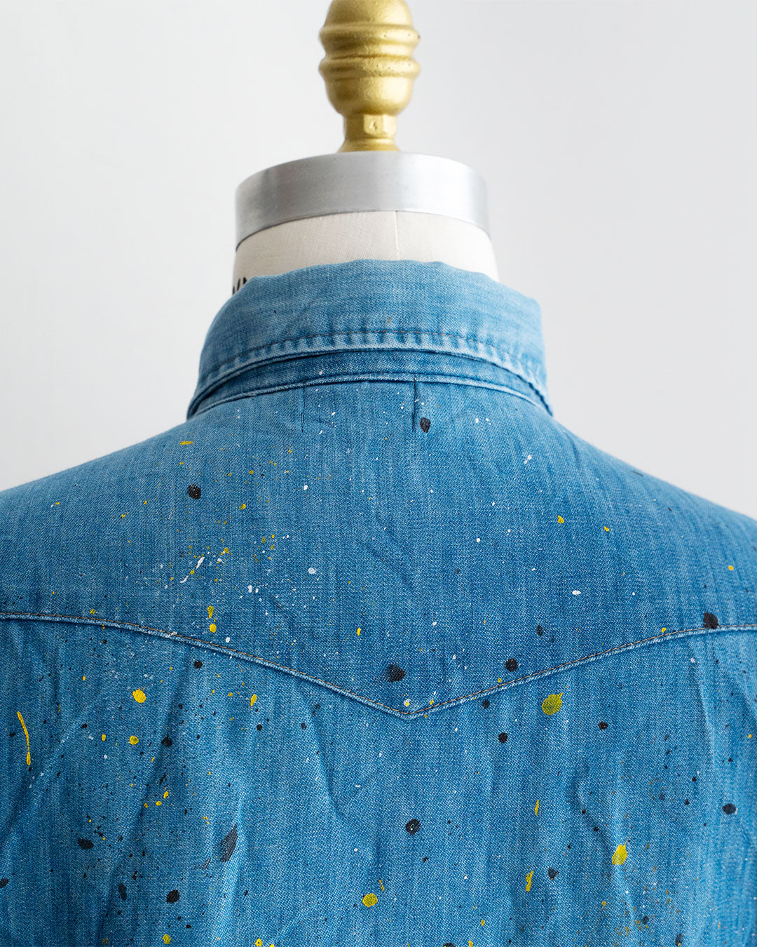 【Yoused】 Painted Western Denim Shirts ③