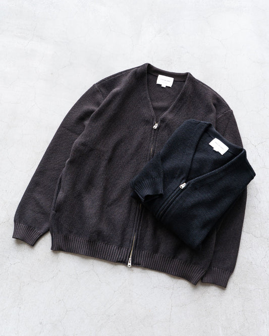 【STILL BY HAND】Zip Up Cardigan