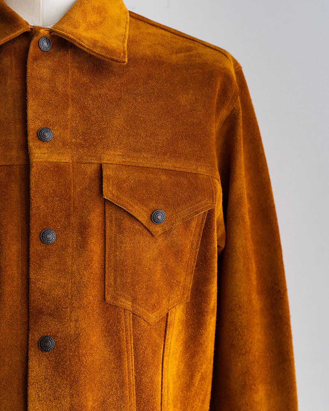【A VONTADE】Suede Trucker Jacket