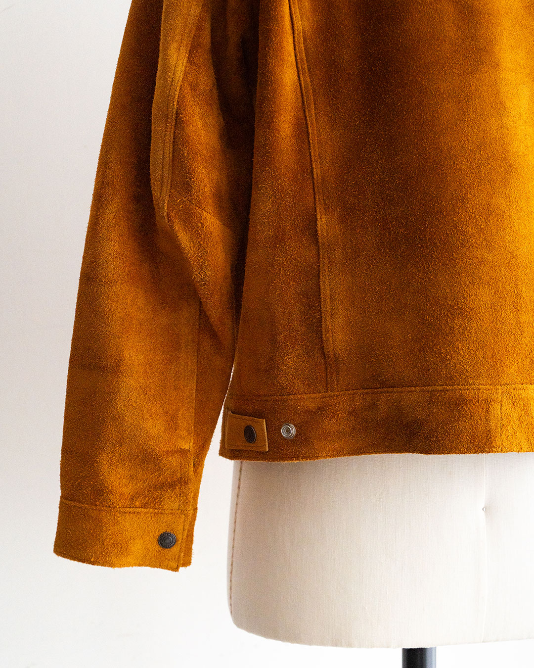 【A VONTADE】Suede Trucker Jacket