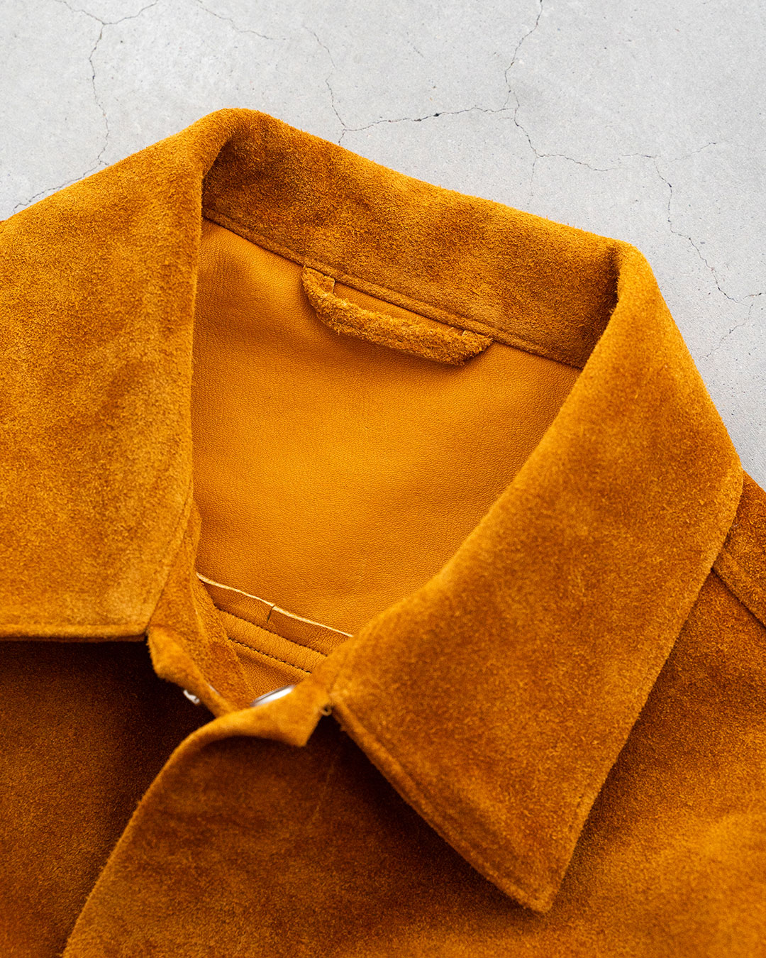 【A VONTADE】Suede Trucker Jacket