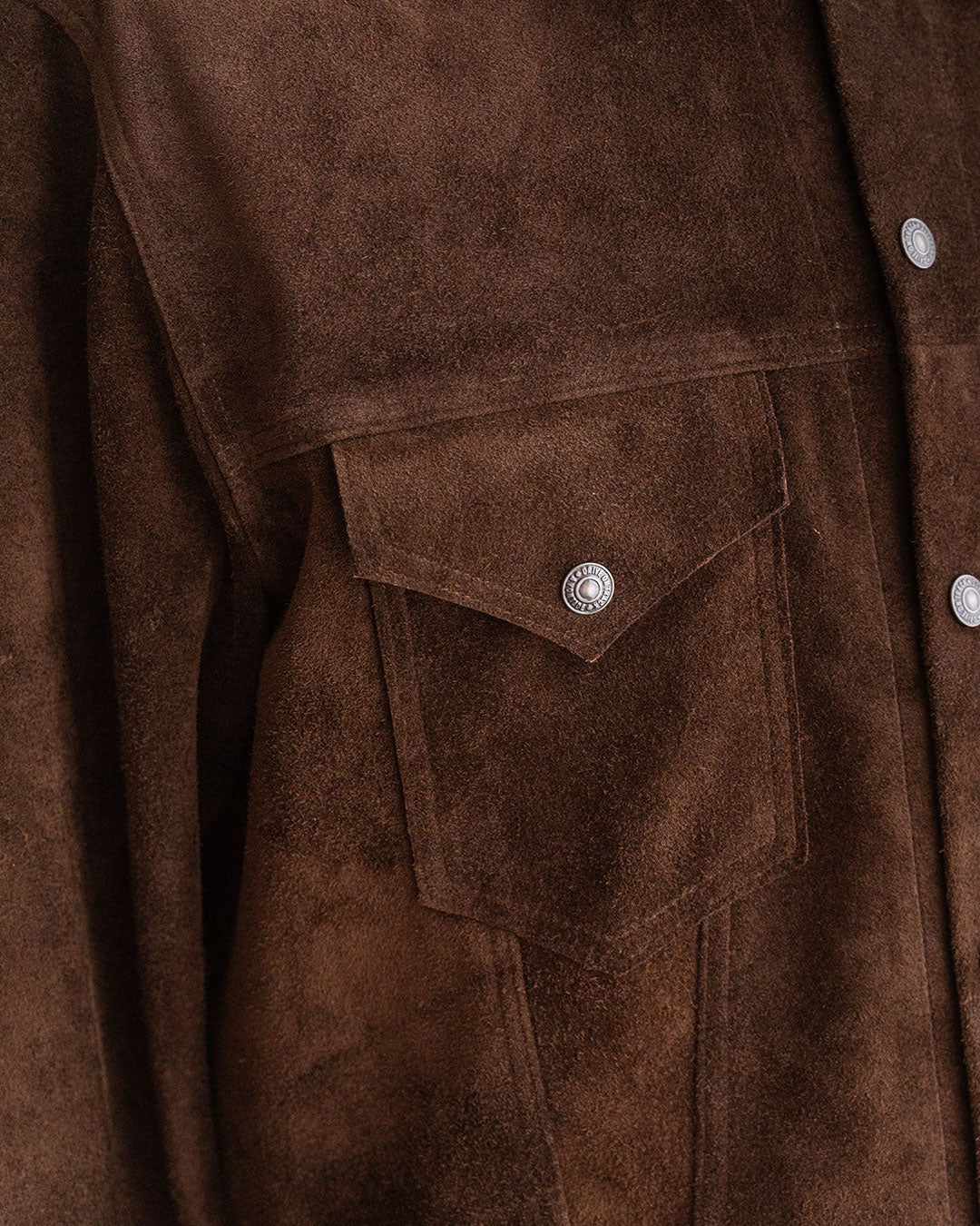 【A VONTADE】Suede Trucker Jacket