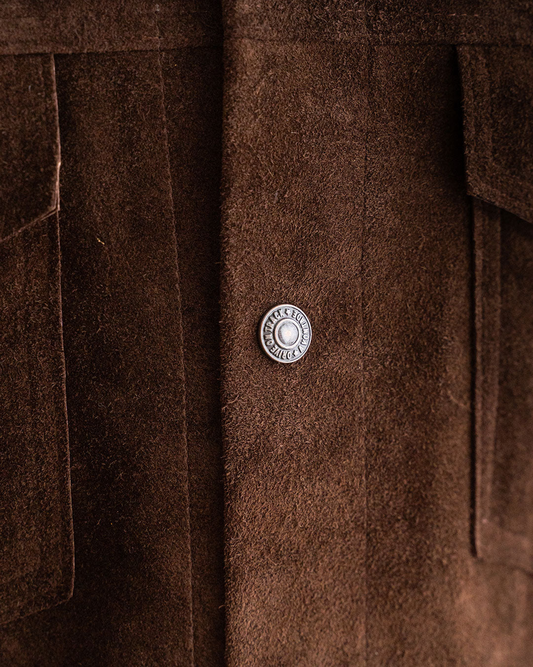 【A VONTADE】Suede Trucker Jacket