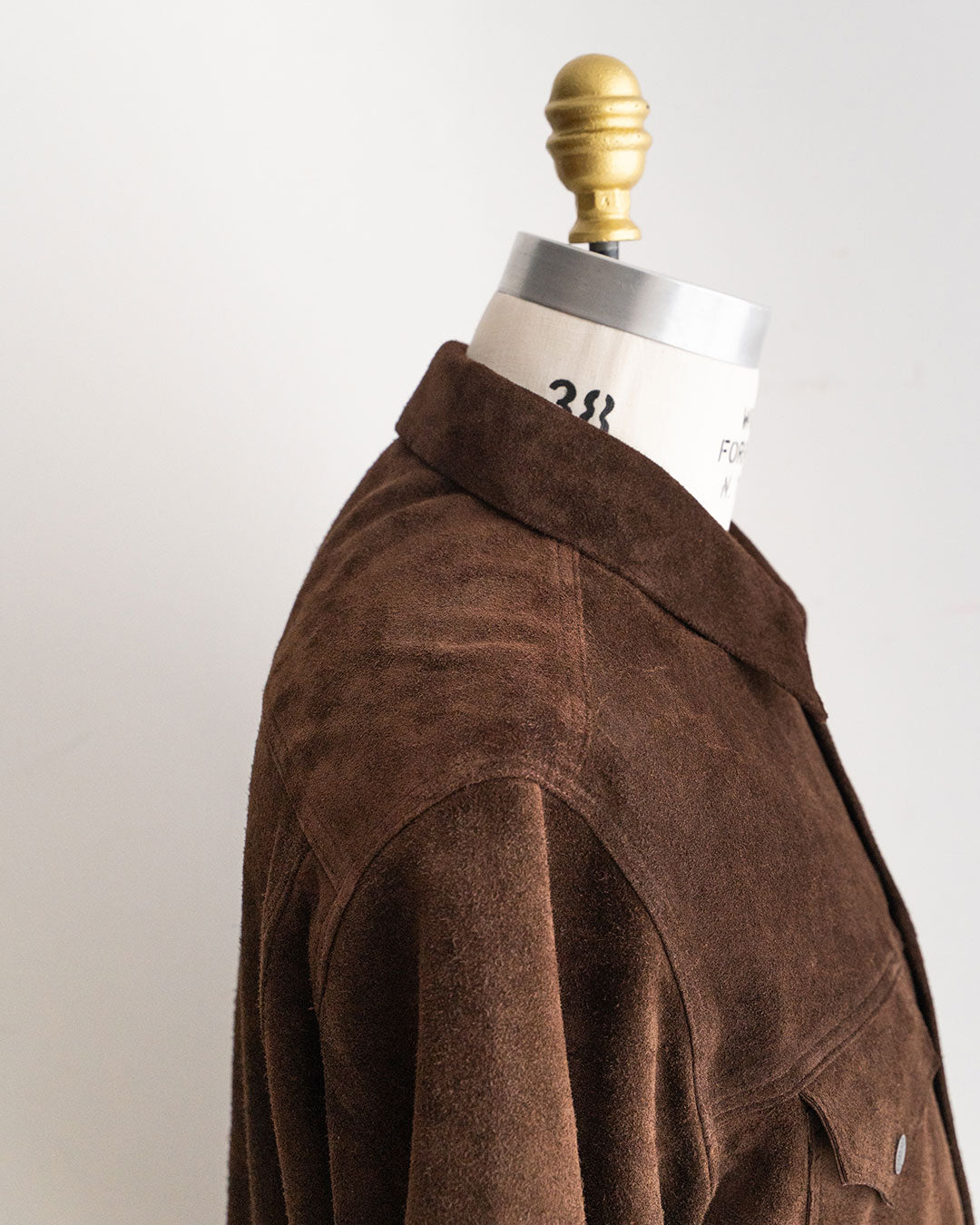 【A VONTADE】Suede Trucker Jacket