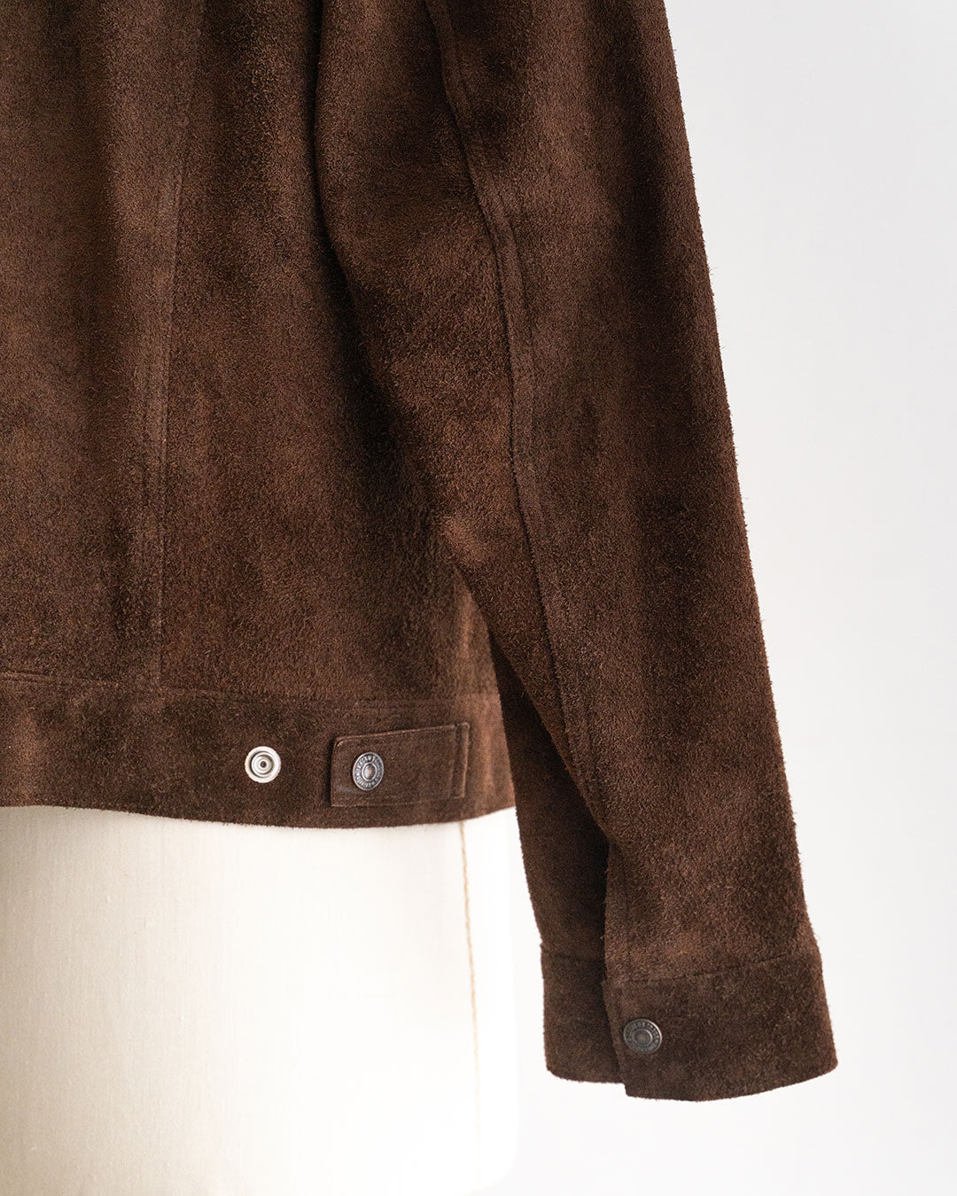 【A VONTADE】Suede Trucker Jacket