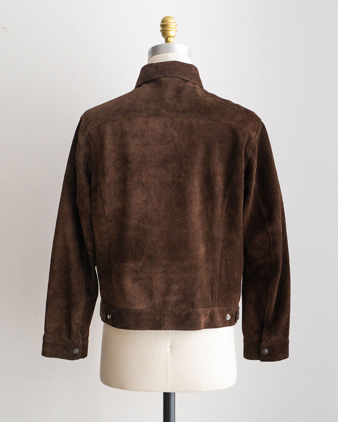 【A VONTADE】Suede Trucker Jacket