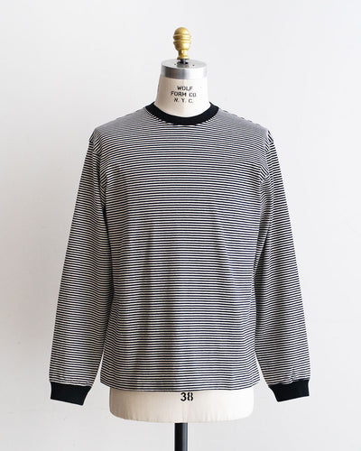 【AGE OLD】Narrow Pitch Border Tee