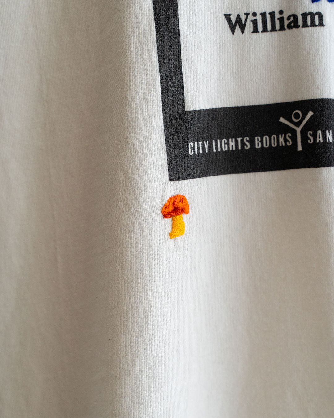 【Oaxaca × City Lights Bookstore】Hand Embroidered L/S T-shirts