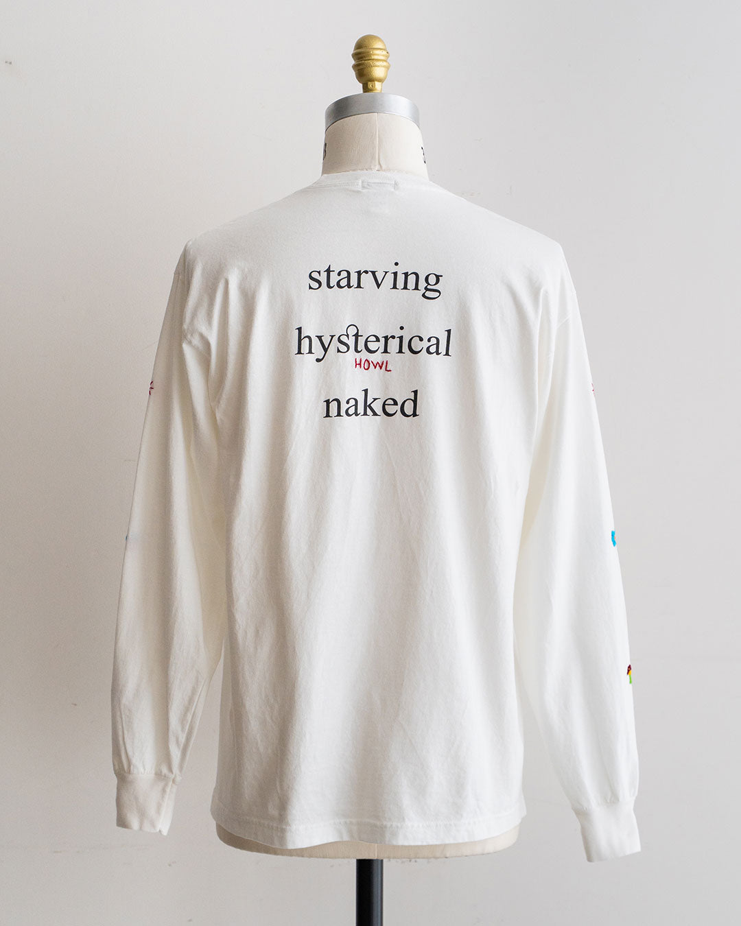 【Oaxaca × City Lights Bookstore】Hand Embroidered L/S T-shirts