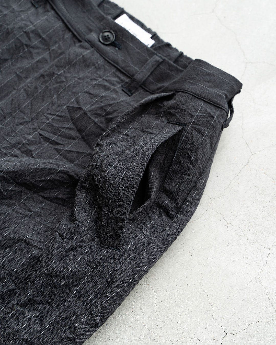 【STILL BY HAND】1 Tuck Crinkled Pants