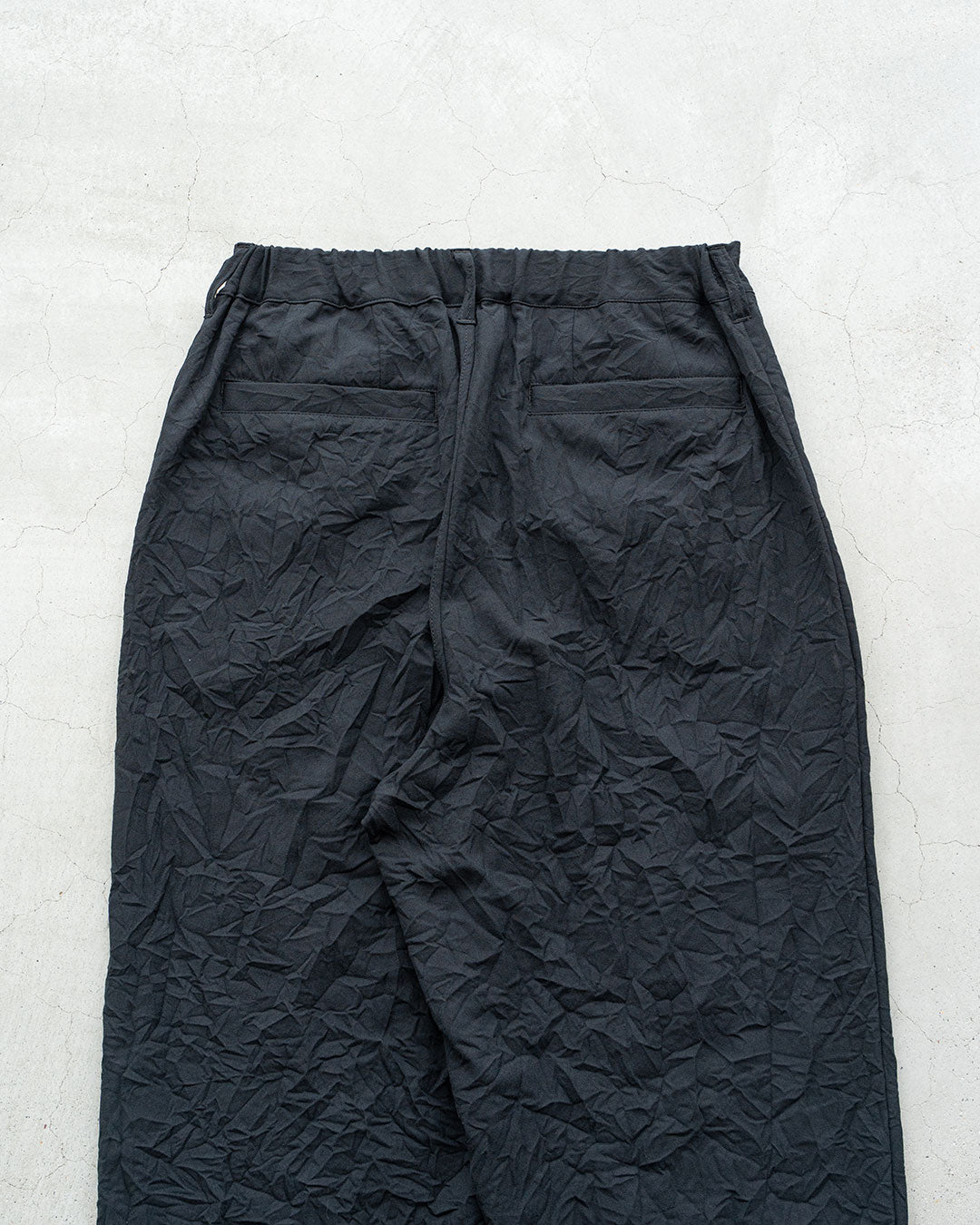 【STILL BY HAND】1 Tuck Crinkled Pants