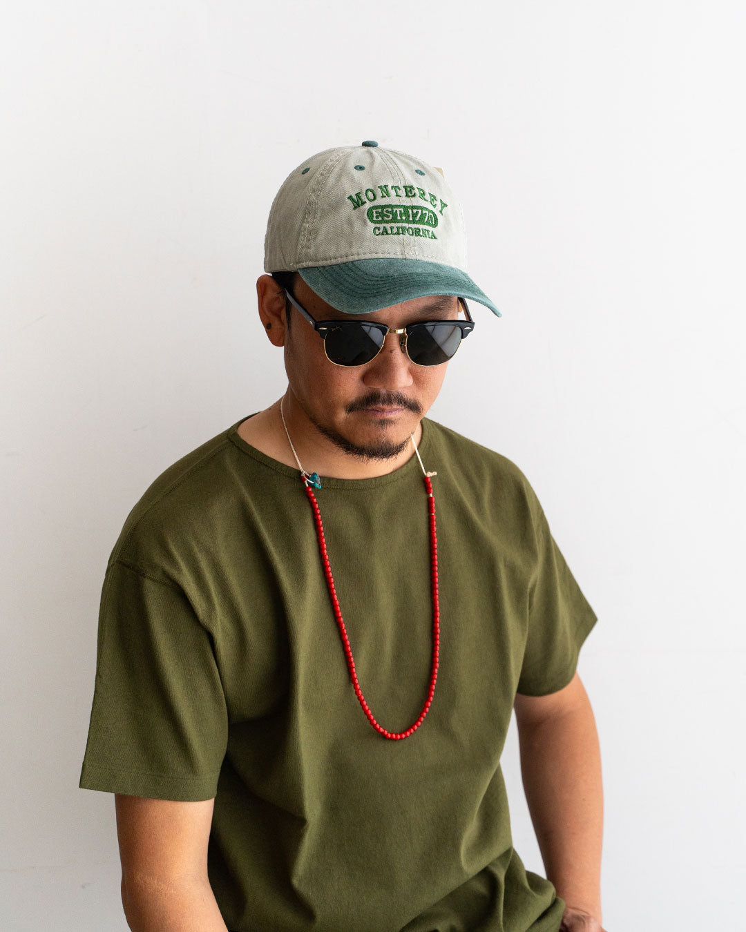 着用モデル 身長175cm　体重69kg　着用カラー Green