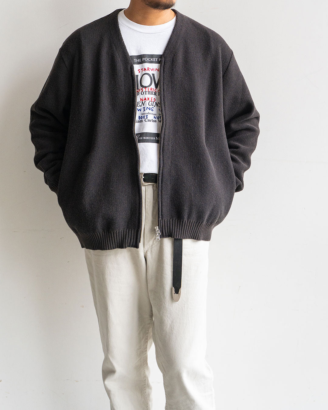 STILL BY HAND】Zip Up Cardigan – FORT GENERAL STORE