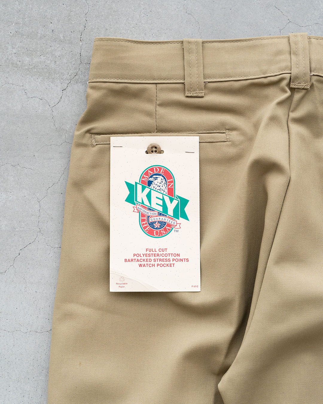 【DEADSTOCK】90s KEY Work Pants ”Made In USA”